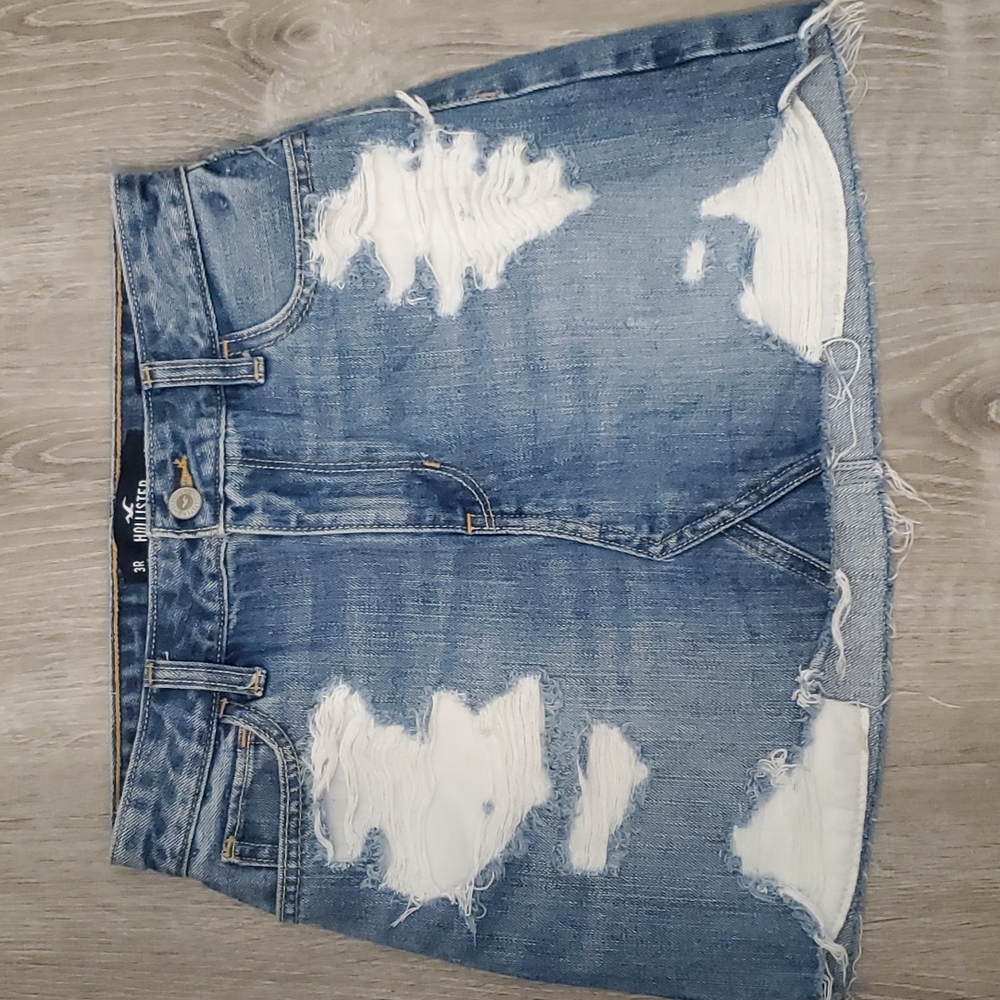 Hollister Jean skirt size 3